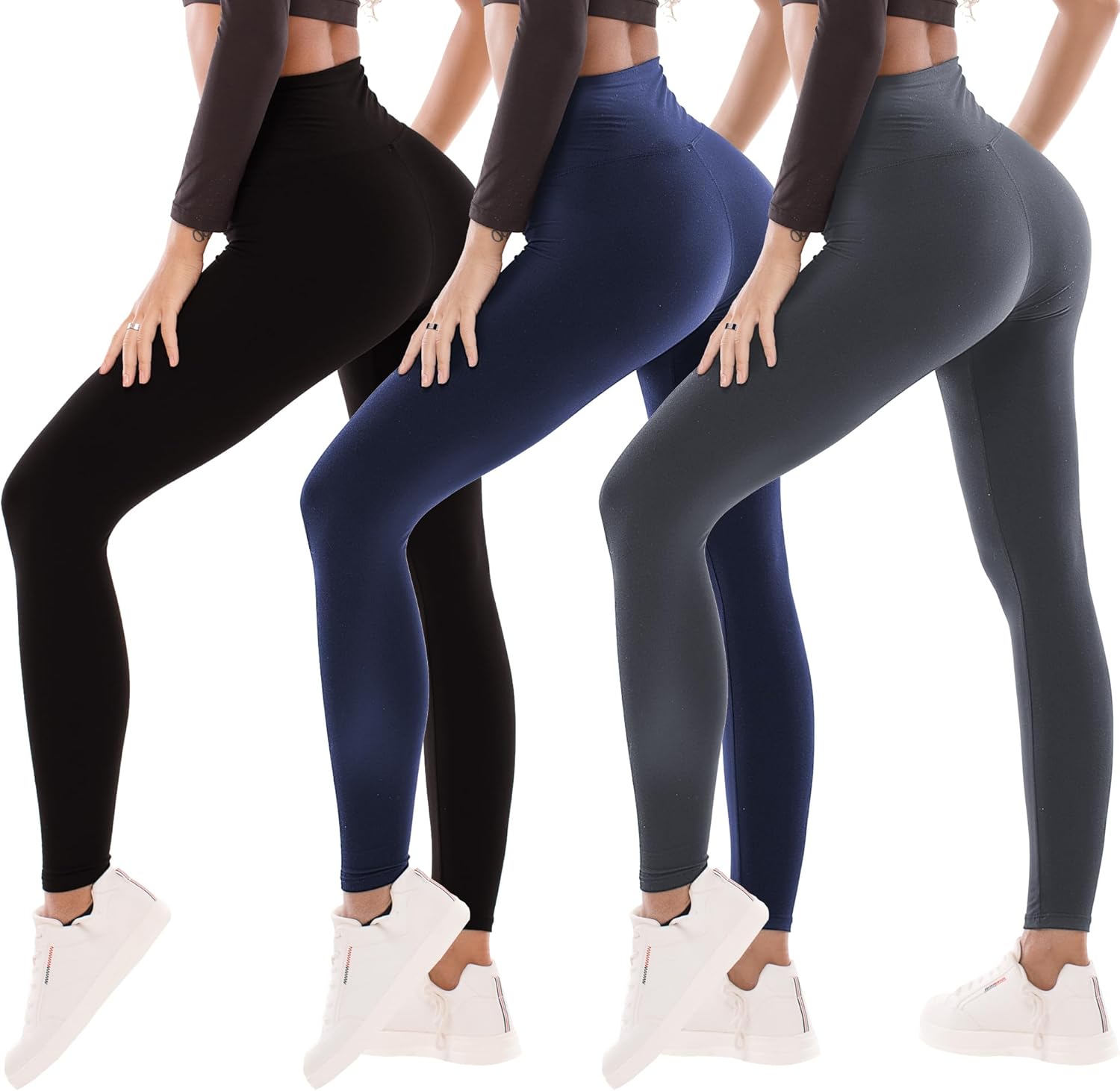 CADITEX Leggings for Women -High Waisted Women Leggings Buttery Soft Tummy Contr...