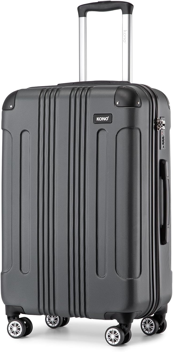 Kono 28 Inch Large Hard Shell Luggage Lightweight ABS 4 Wheels Spinner Business...