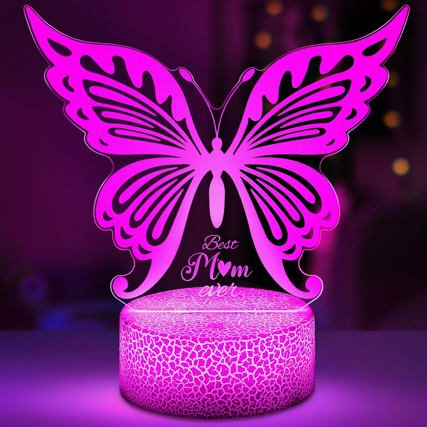 Linkax Mothers Day Gifts for Mum, Butterfly Mum Birthday Gifts from Daughter Son...