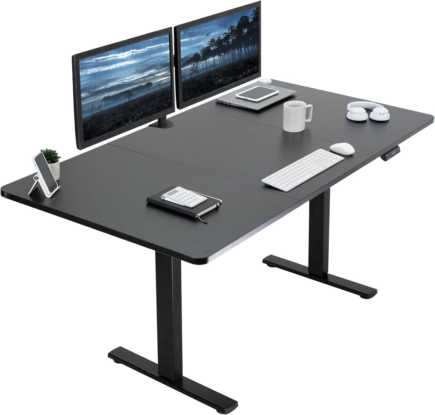 VIVO Electric 71 x 36 inch Standing Desk Workstation, Memory Controller Height A...