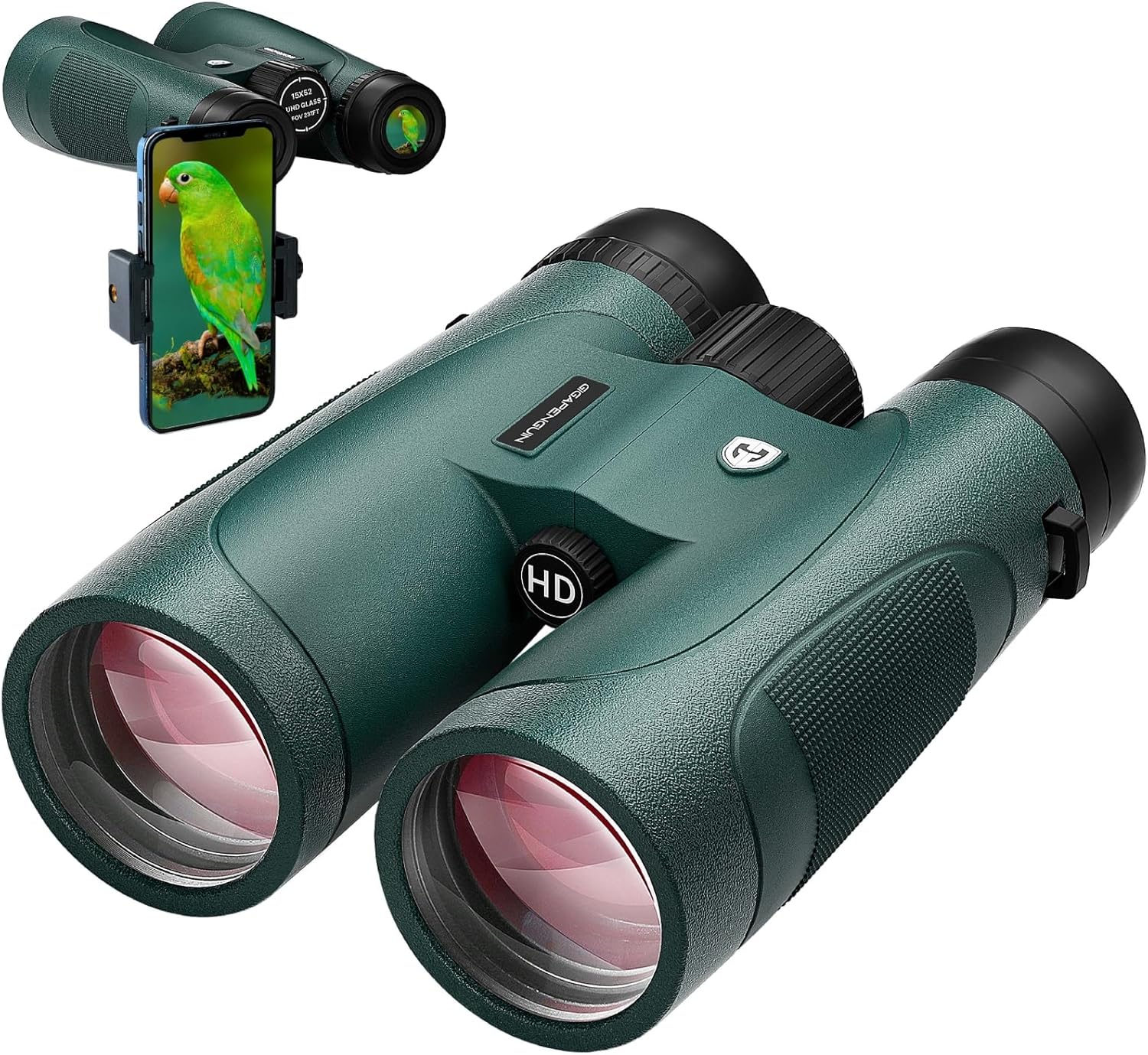 15x52 HD Binoculars for Adults High Powered with U...