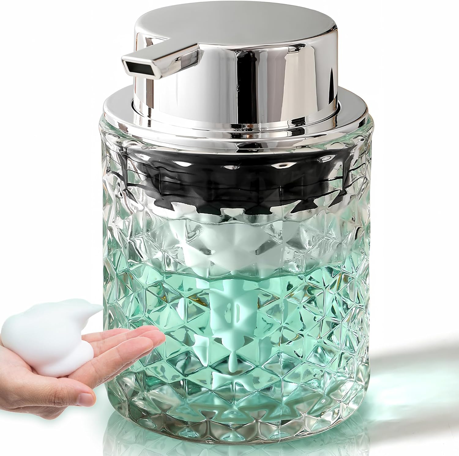 MALACHI Foaming Hand Soap Dispenser， Bathroom Soap Dispenser or Lotion Dispense...