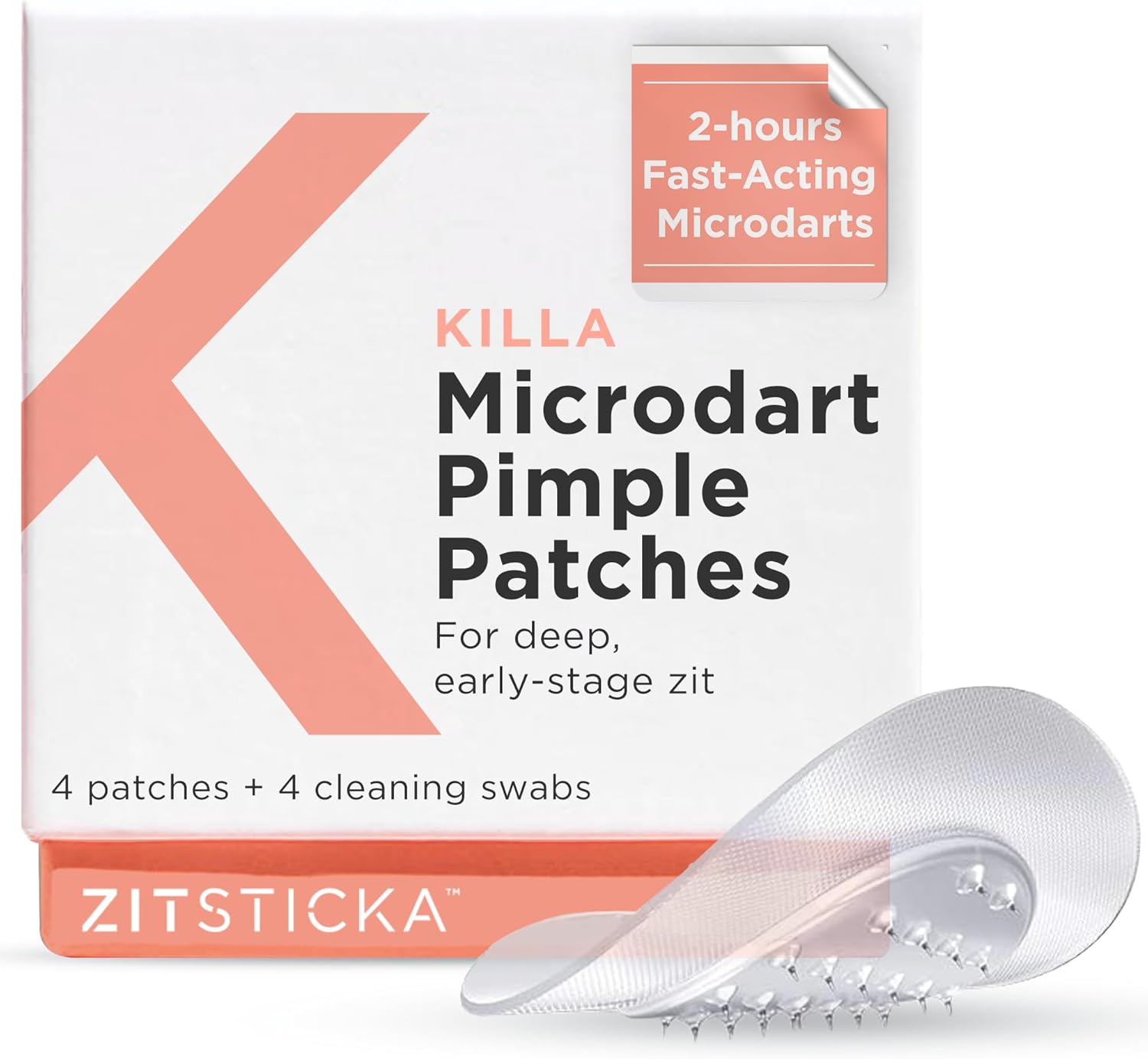 ZitSticka Killa Kit - Pimple Patches, Spot Patches - Fast-Acting Microdart Patch...