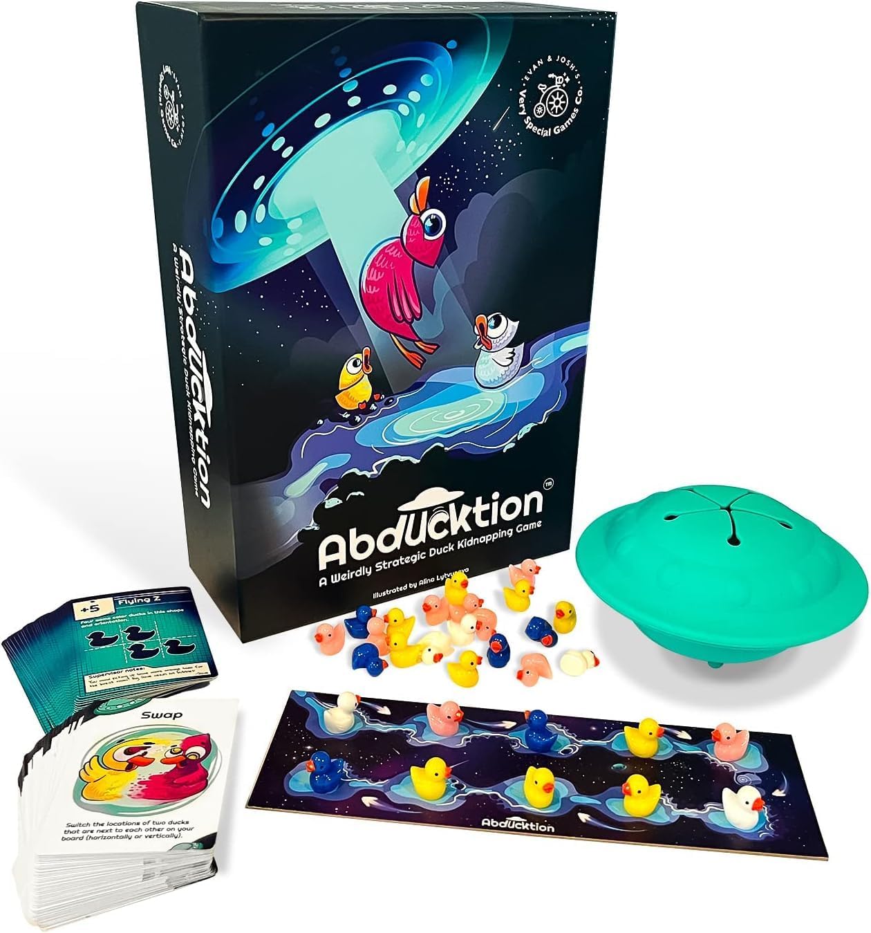 Abducktion - A weirdly Strategic Duck Kidnapping Game, 15-Minutes of Light Strat...