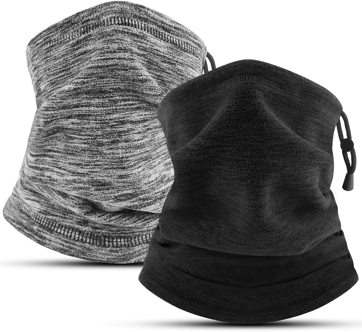 COOLOO Neck Warmer Snood for Men Women Unisex Fleece Winter Neck Gaiter Windproo...