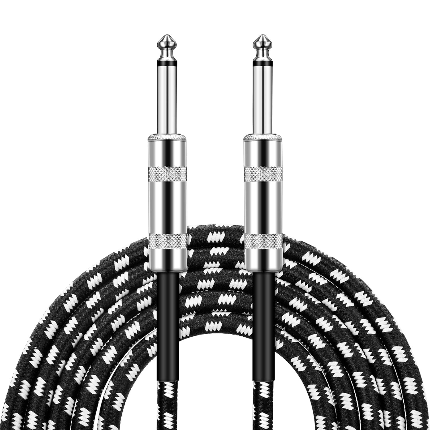 Anpro Premium Guitar Instrument Cable - Guitar Lead 3m (10ft), 6.3mm (1/4") Brai...