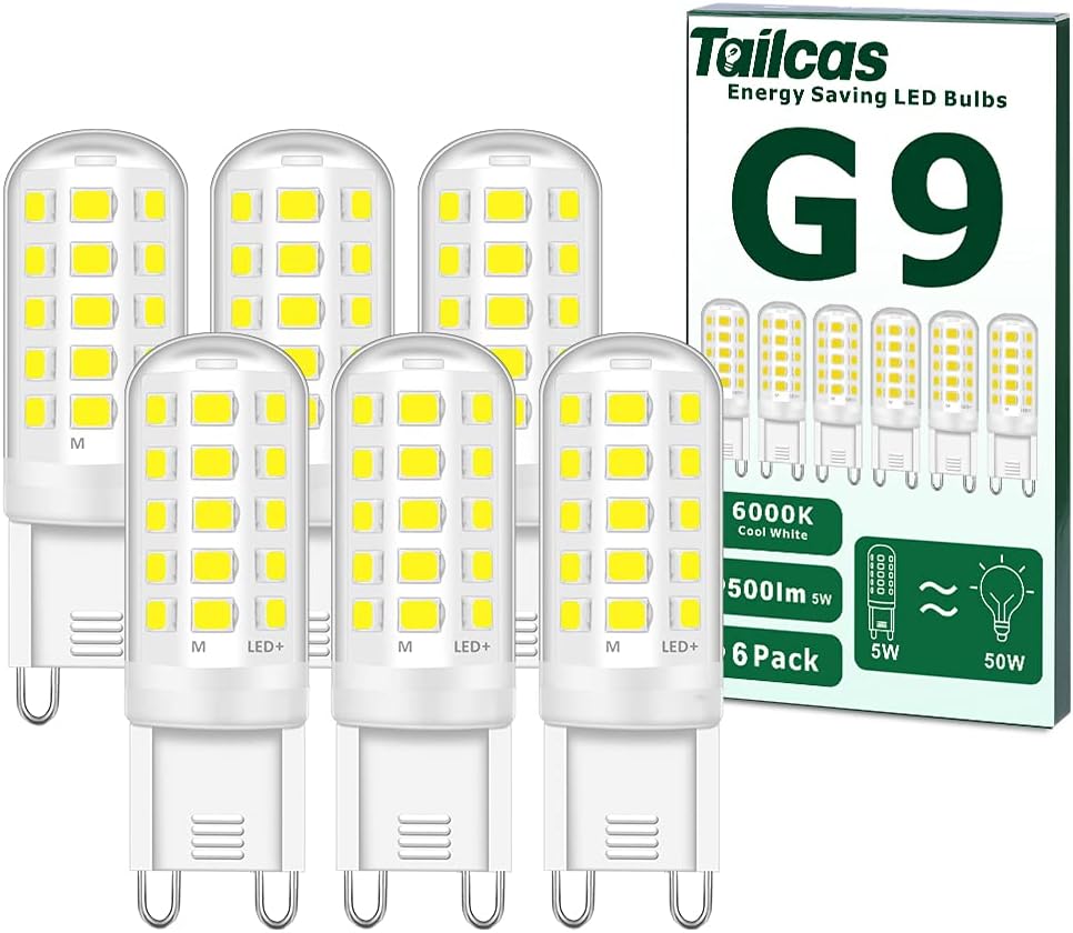 5W G9 Led Bulbs, Cool White Led G9 Bulb, Equivalen...