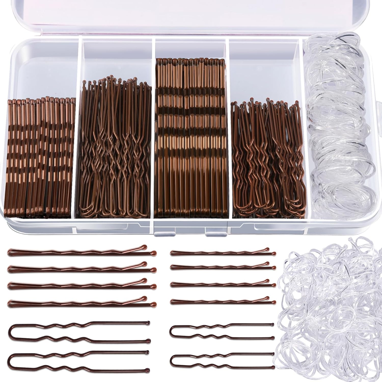 Teenitor 300pcs Bobby Pins Hair Pins Kit, 100 Hair Pins for Women 100 Bobby Pins...
