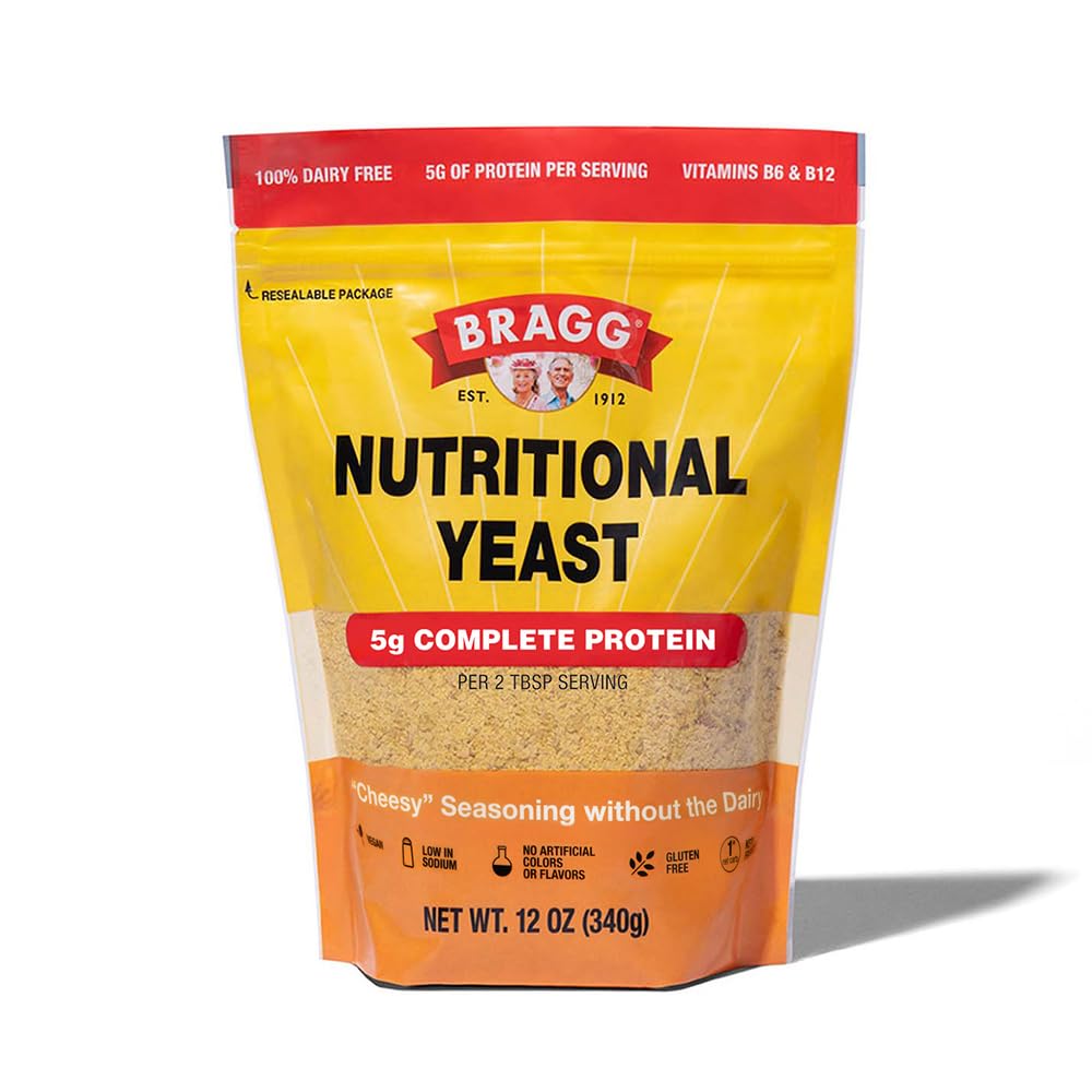 Bragg Premium Nutritional Yeast Seasoning - Vegan, Gluten Free – Good Source of...