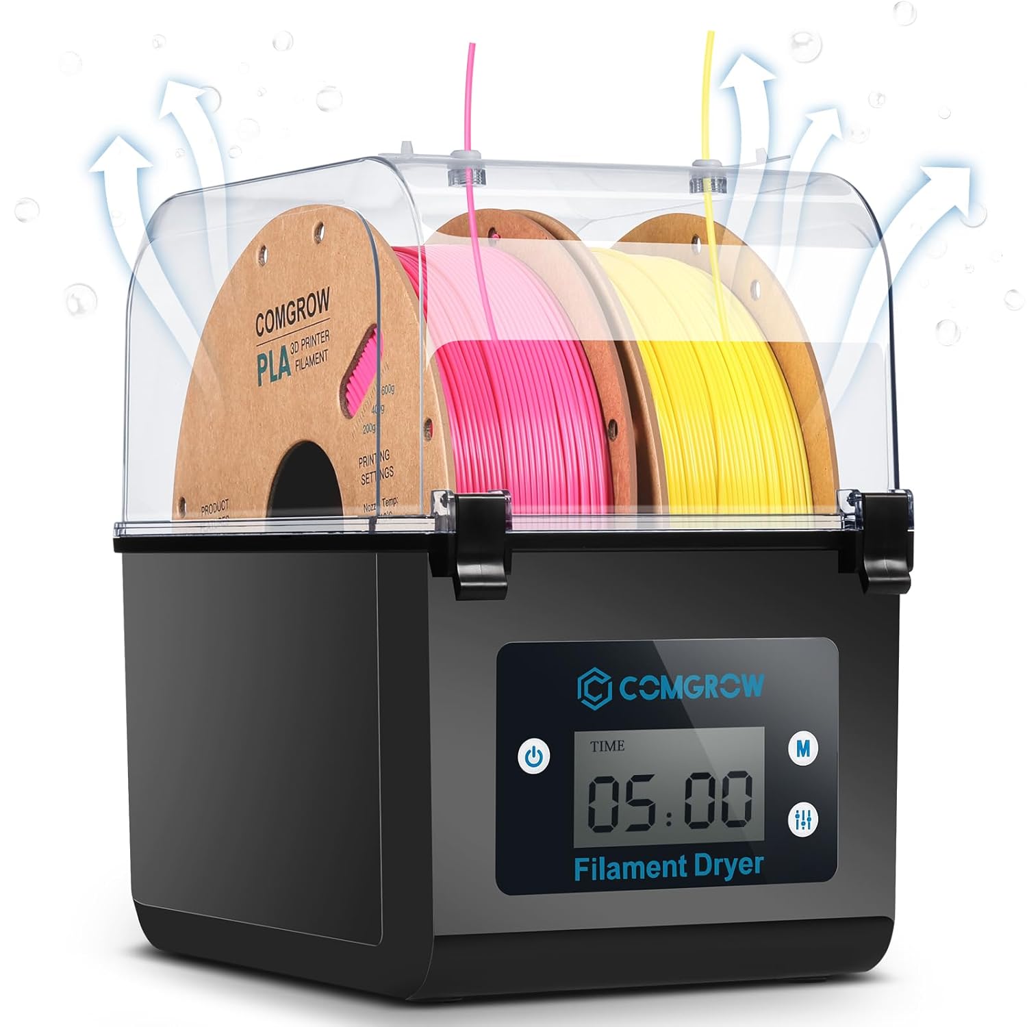 Comgrow 3D Printer Filament Dryer Box, Comgrow 3D Filament Storages, Keeping Fil...