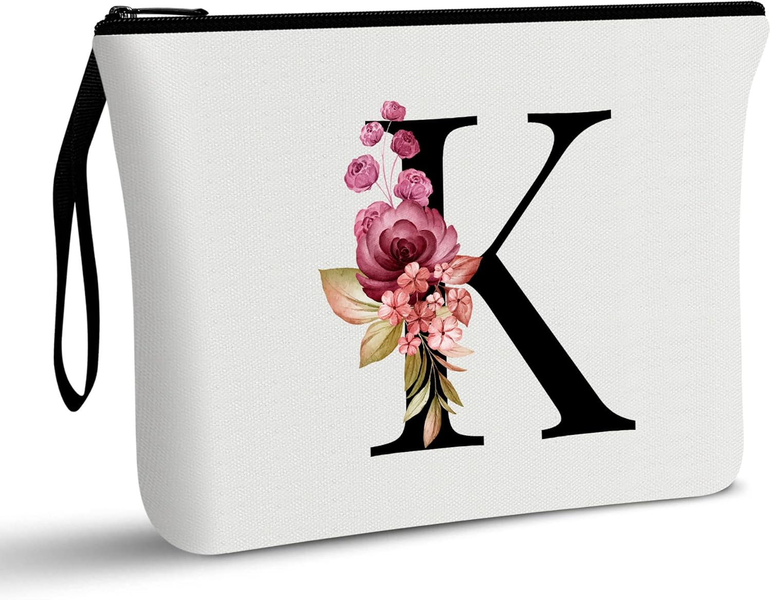 A-Z Personalized Makeup Bag,Birthday Gifts for Women Mom,Gifts for Best Friend,B...