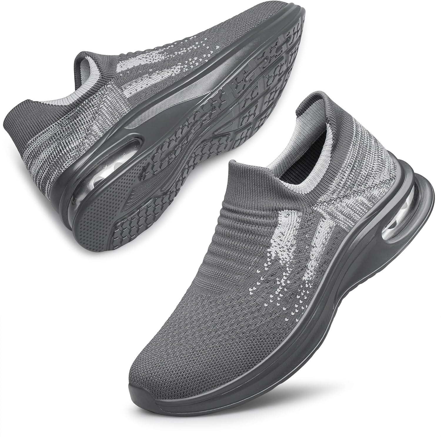 Womens Slip On Trainers Walking Shoes Non Slip Running Shoes Breathable Workout...