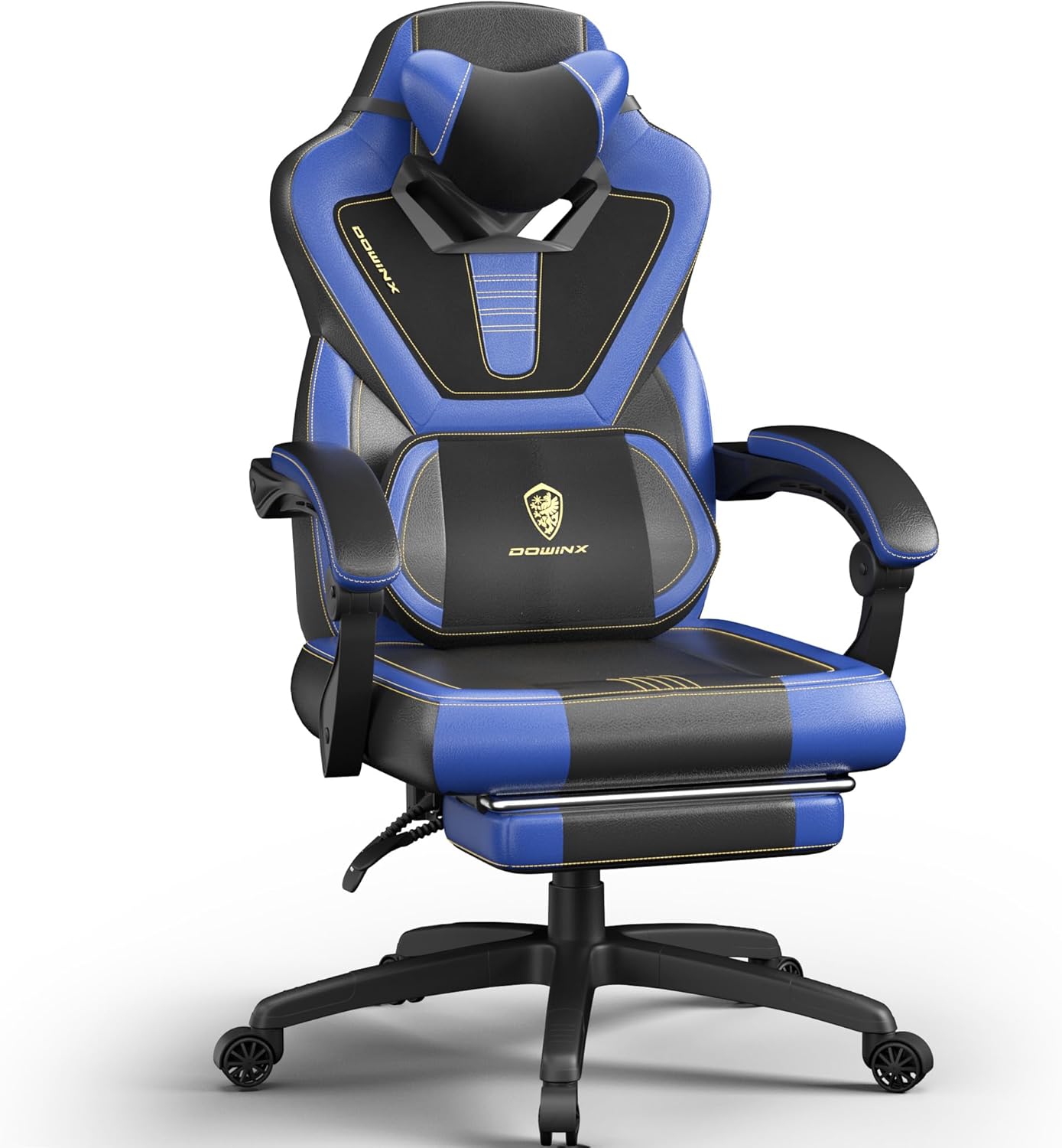 Dowinx Gaming Chair with Footrest, Big and Tall Gaming Chair for Heavy People, G...