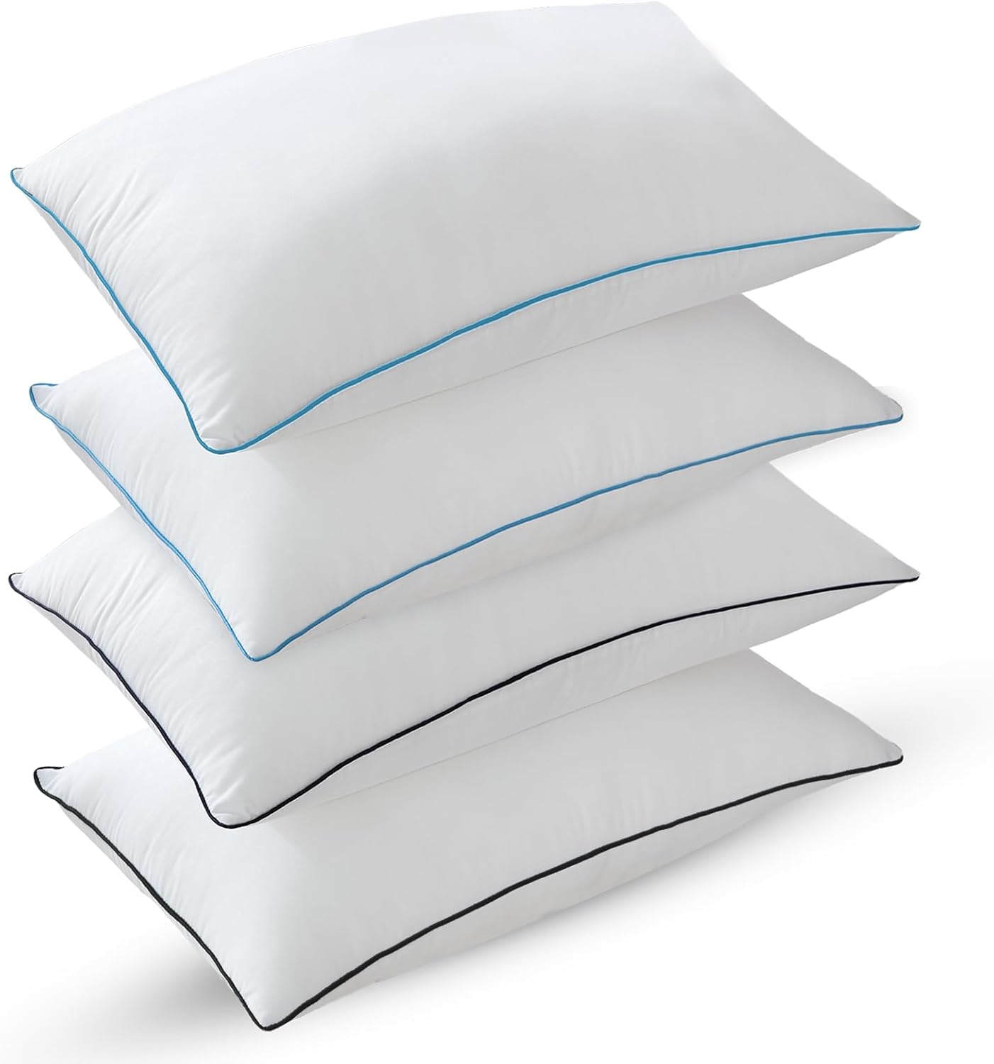Bed Pillows for Sleeping - Pillows Standard Size Set of 4 Cooling Luxury Hotel Q...