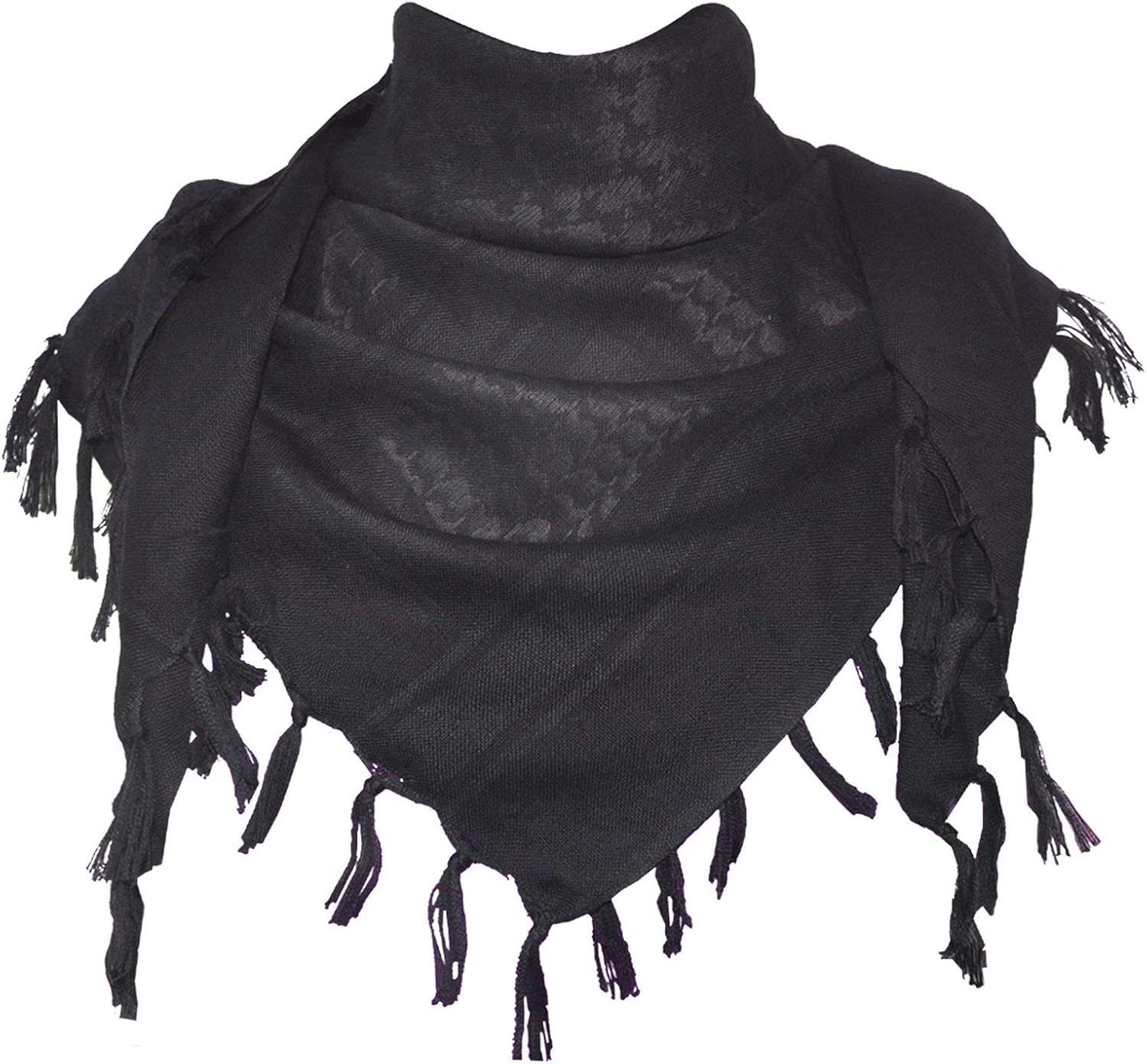 Explore Land Cotton Shemagh Keffiyeh Tactical Desert Scarf Neck Head Wrap with T...