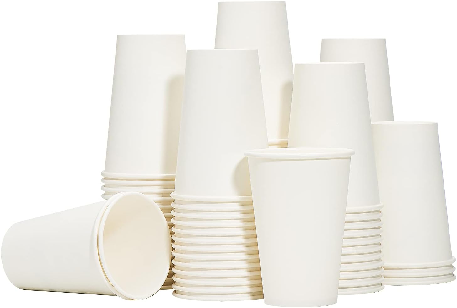 RACETOP Hot Paper Coffee Cups 12 oz [300 Pack], Disposable Coffee Cups 12 oz, Up...