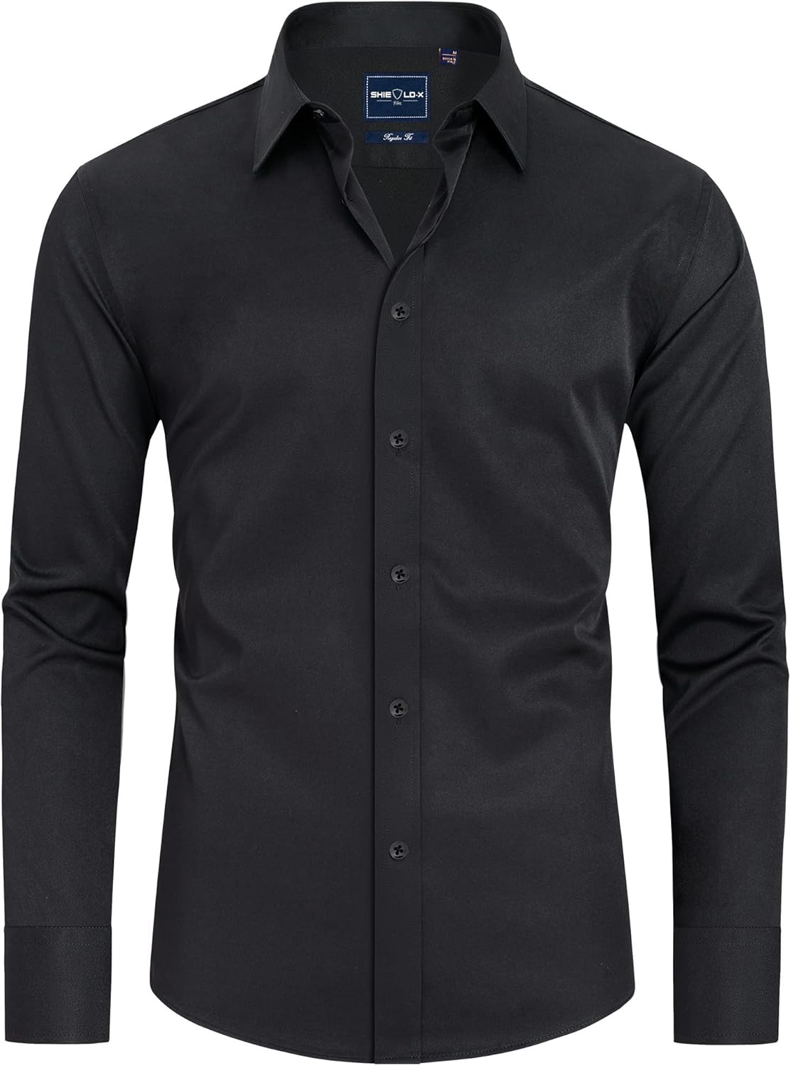 Alimens & Gentle Slim Fit Mens Dress Shirts for Men Button Down Long Sleeve Dres...