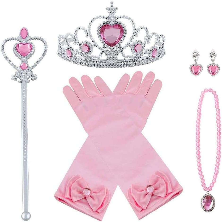 Vicloon Princess Dress Up Accessories, Princess Costumes Set, Included Princess...