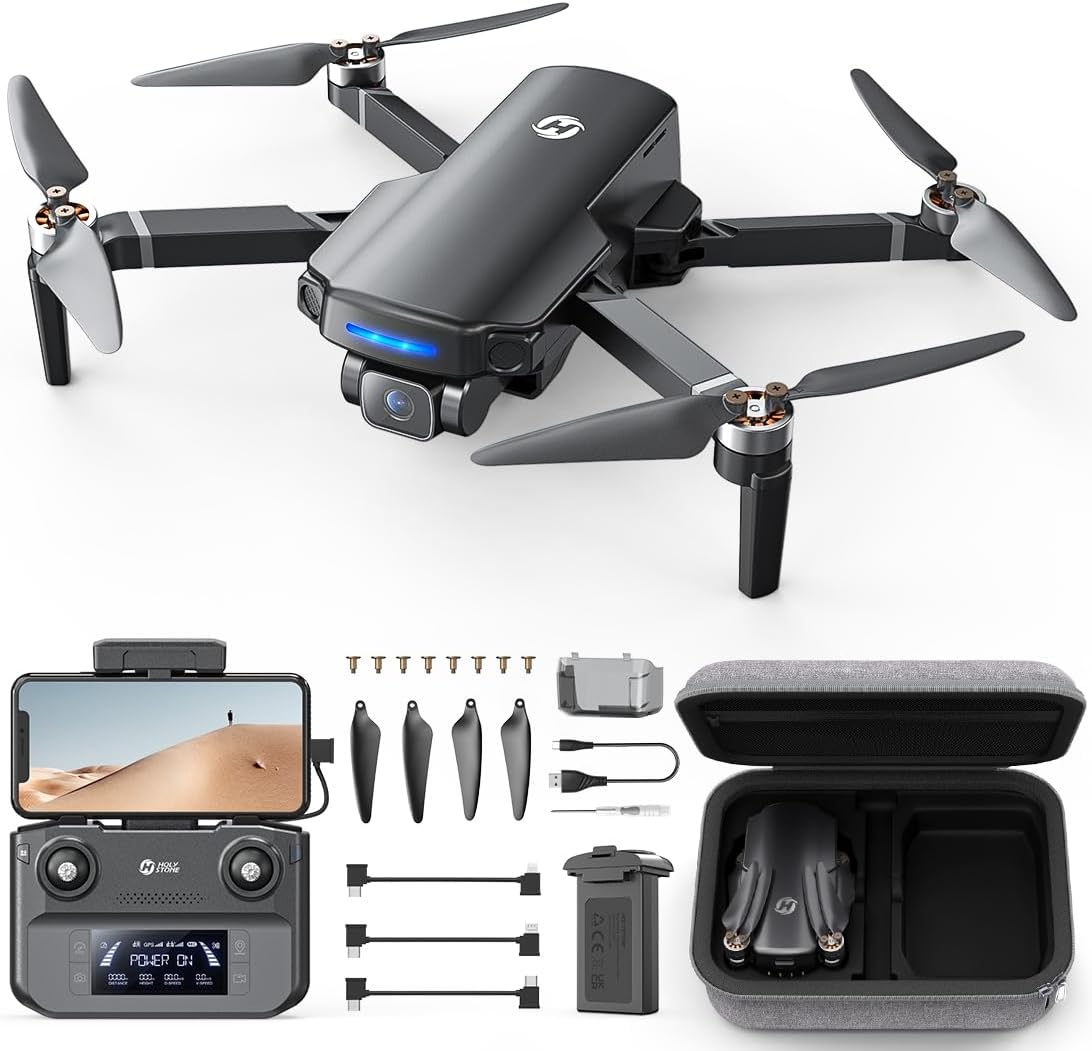 Holy Stone GPS Drone with 4K UHD Camera for Adults Beginner; HS360S 249g Foldabl...
