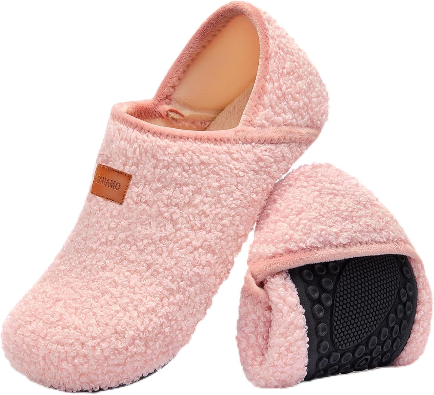 Tanamo Womens Slippers House Shoes Indoor Socks Barefoot Wear Bedroom Fuzzy Comf...