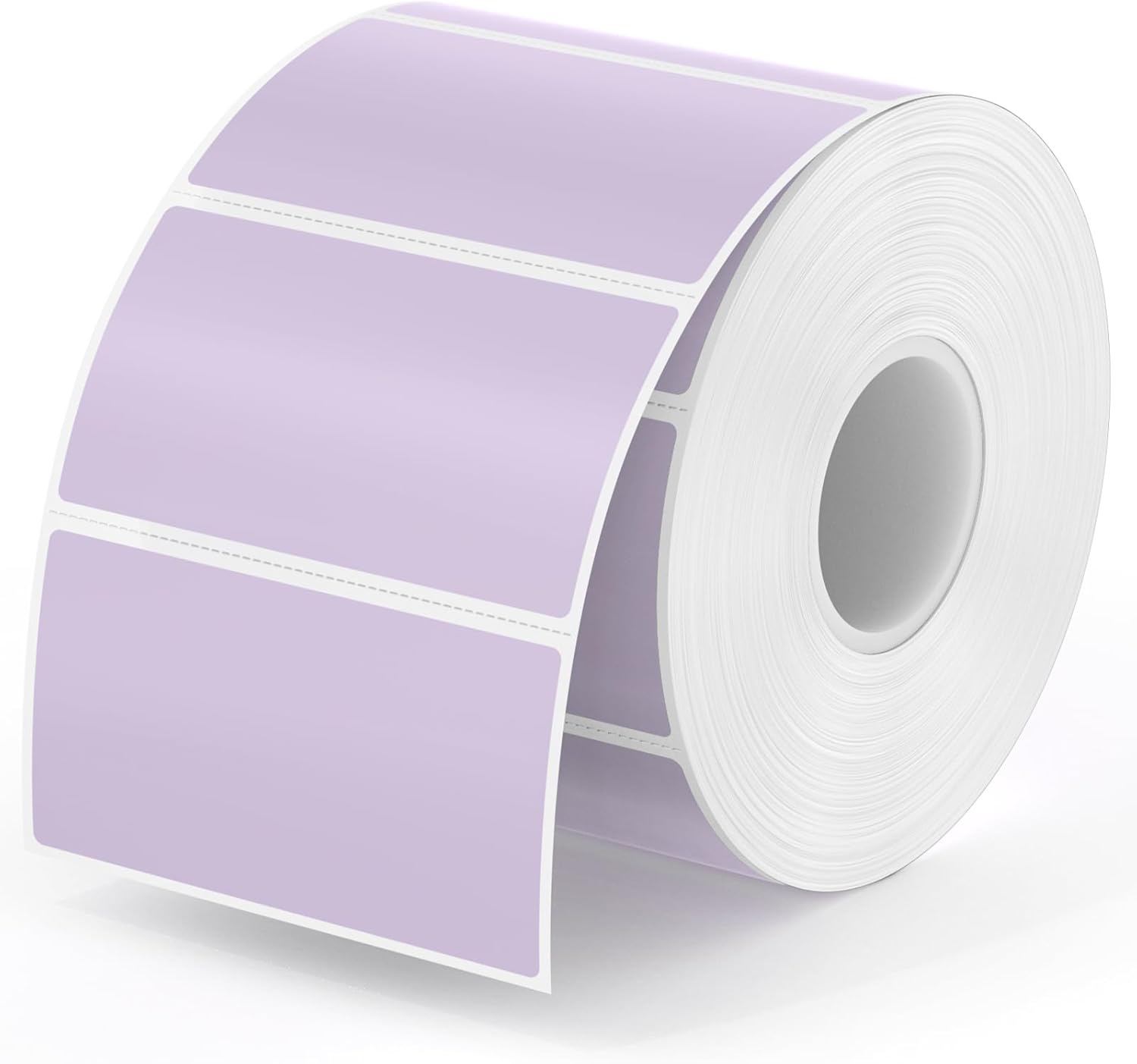 MUNBYN 57mmx32mm Purple Direct Thermal Labels, Self-Adhesive Address Shipping Th...