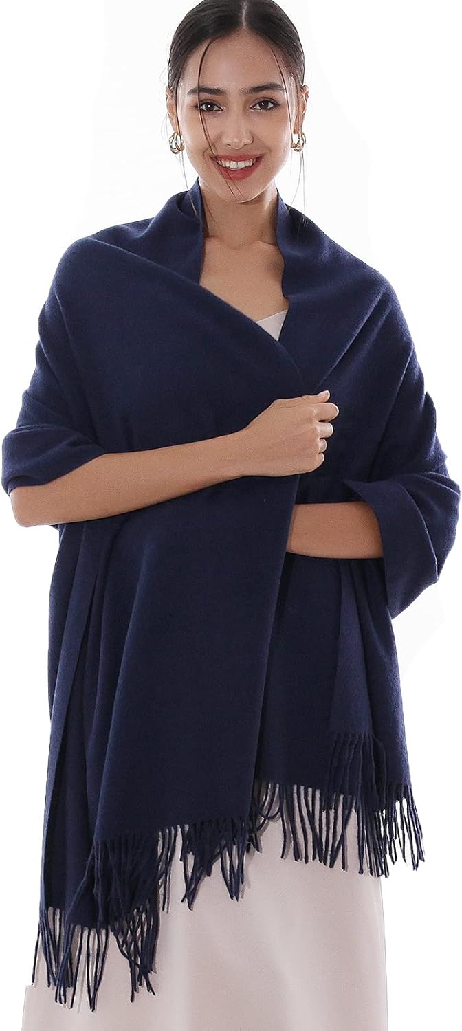 RIIQIICHY Ladies Scarves Pashmina Shawls and Wraps for Women Wedding Scarfs for...