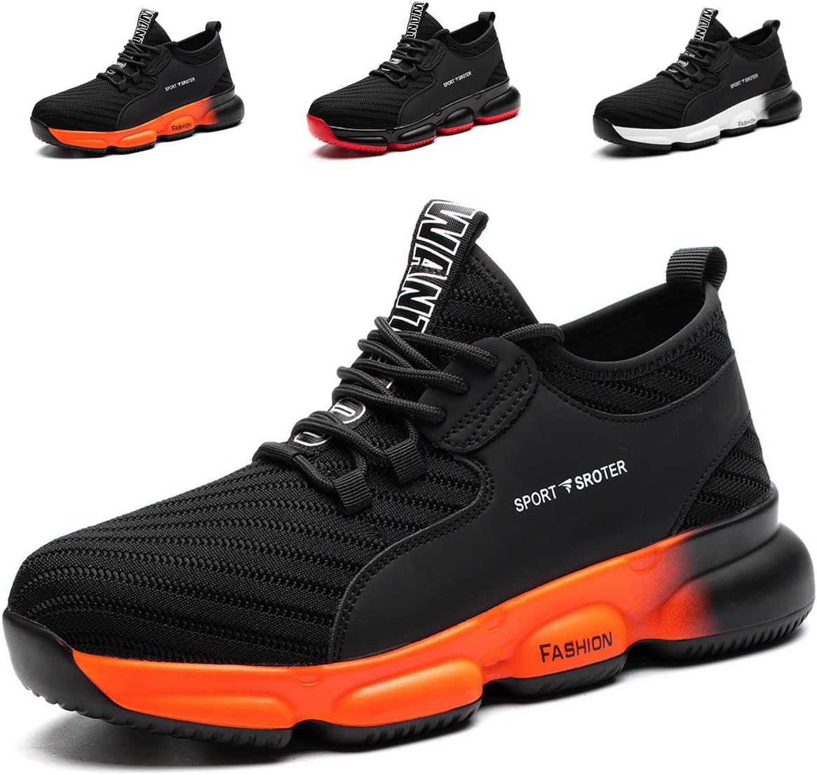 Safety Trainers Men Women Steel Toe Cap Trainers Safety Shoes Work Trainers Ligh...