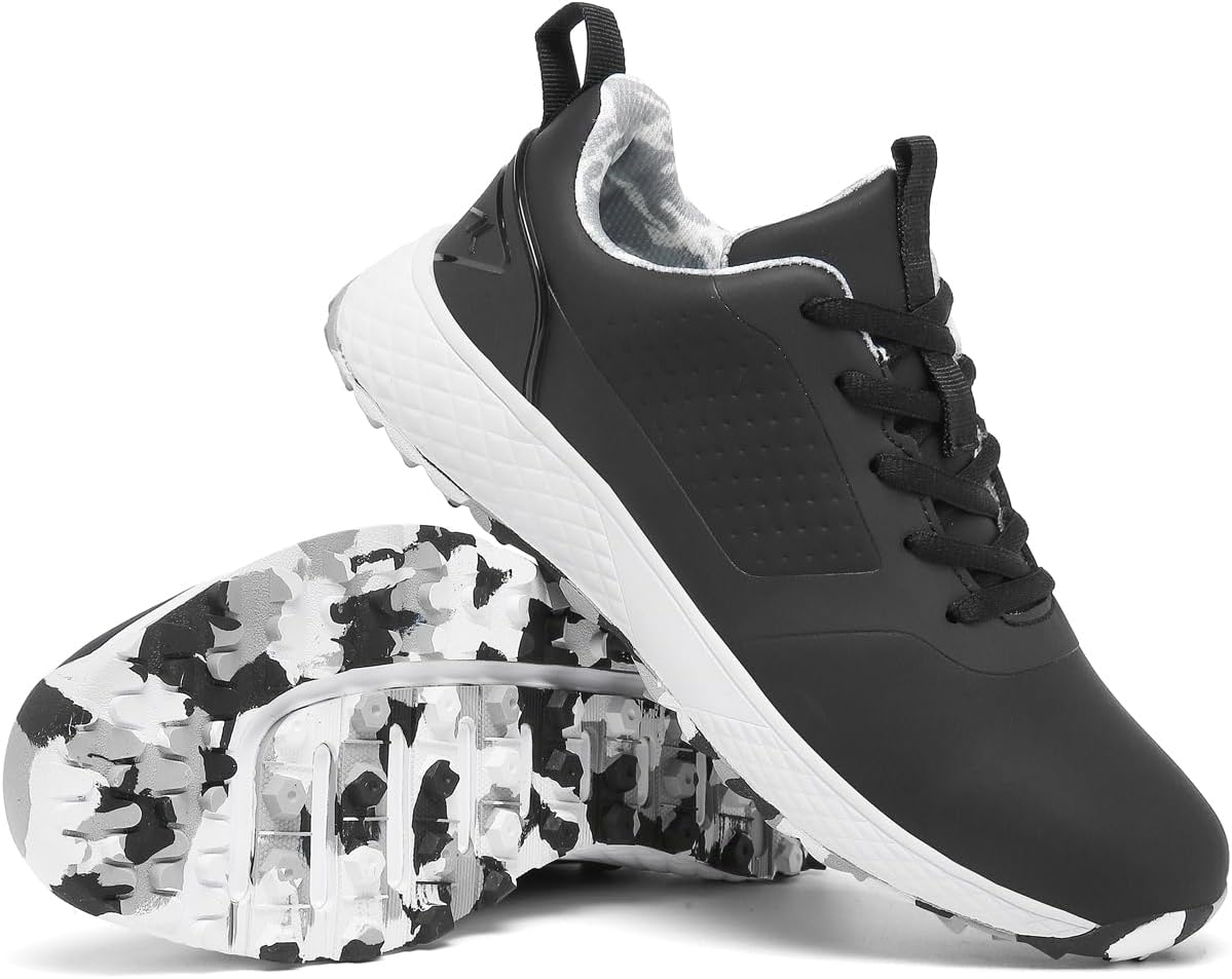 ULTIANT Women Golf Shoes Spikeless Waterproof Golf Sport Sneakers Size5.5-10 7 B...