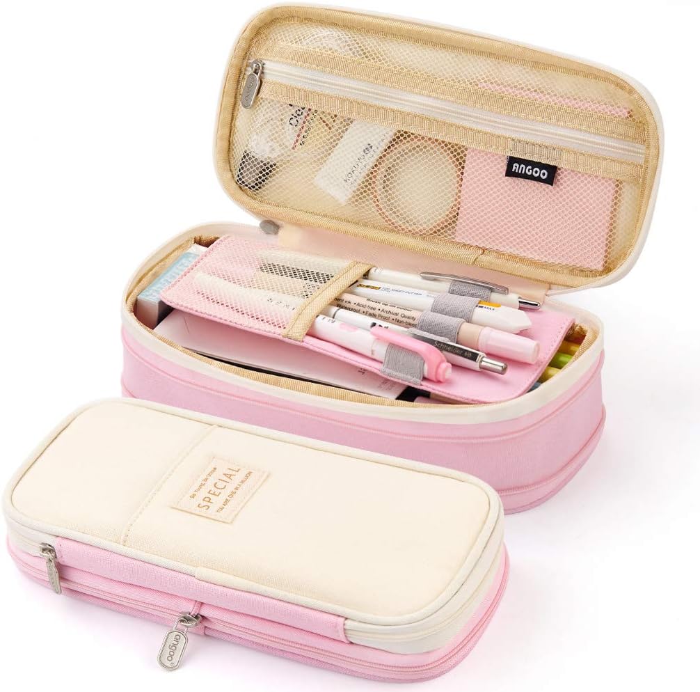 EASTHILL Big Capacity Pencil Pen Case Office College School Large Storage High C...