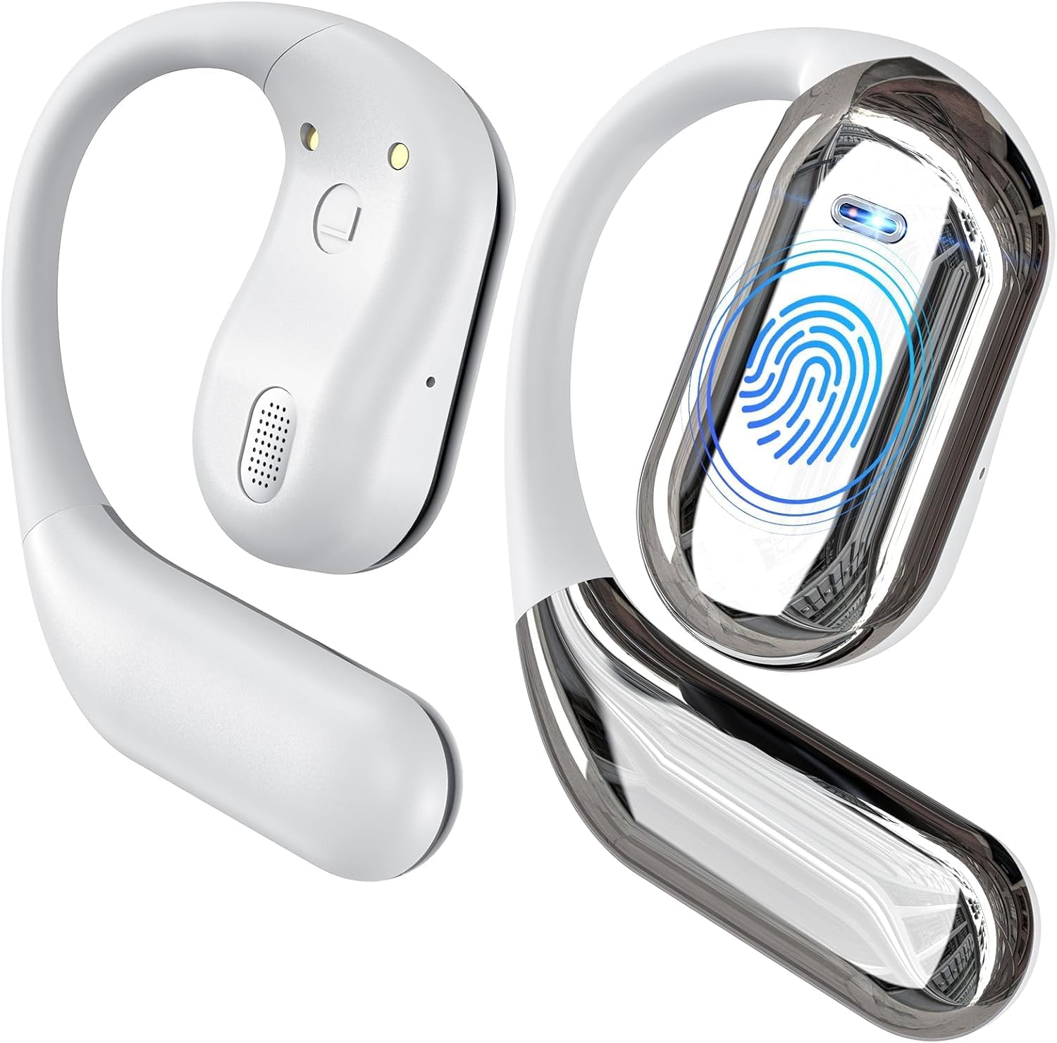 Ultra Open Ear Earbuds - Bone Conduction Headphones Wireless Bluetooth, Waterpro...