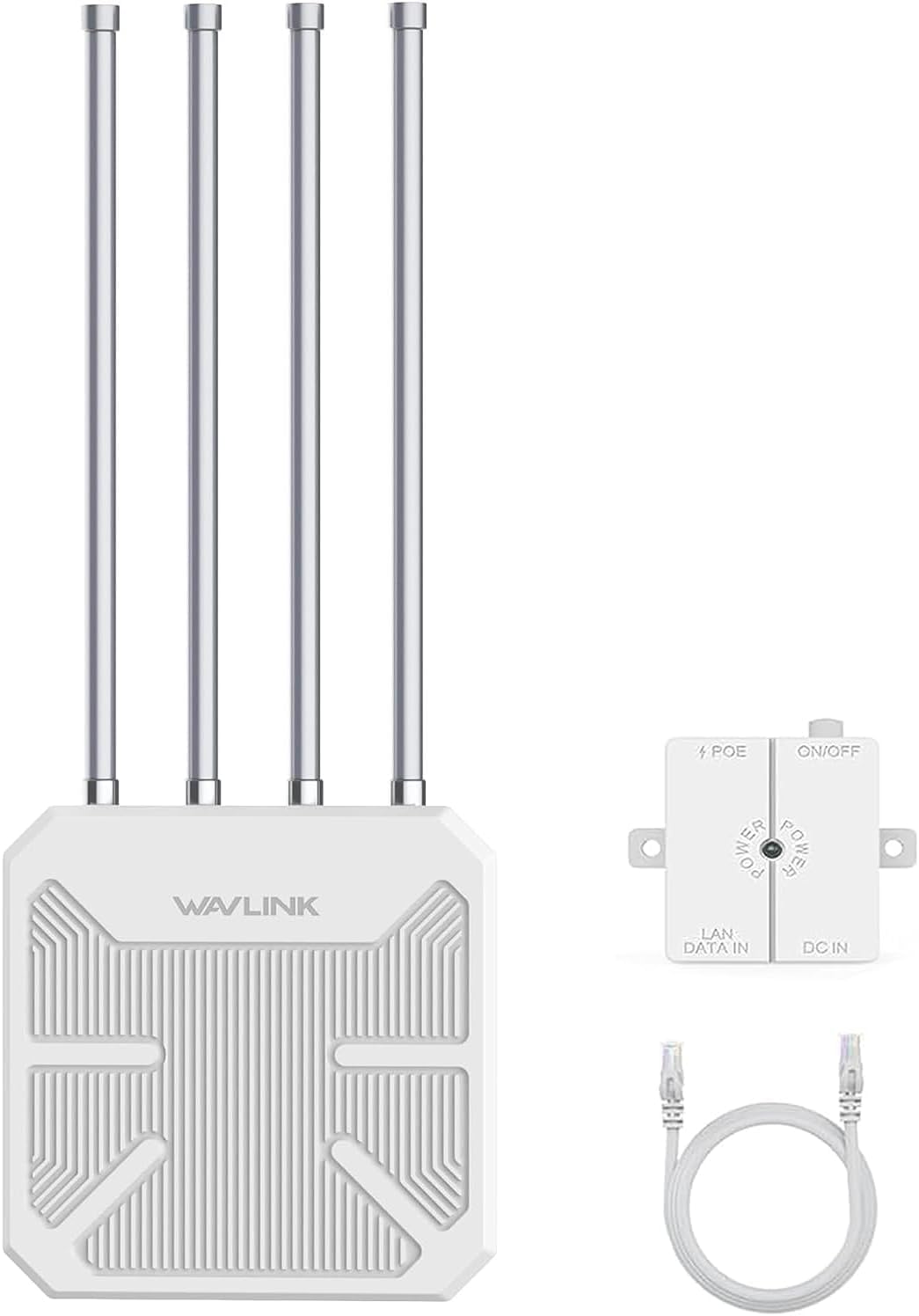 WAVLINK AX3000 Outdoor WiFi 6 Extender Long Range, WiFi 6 Outdoor Wireless Acces...