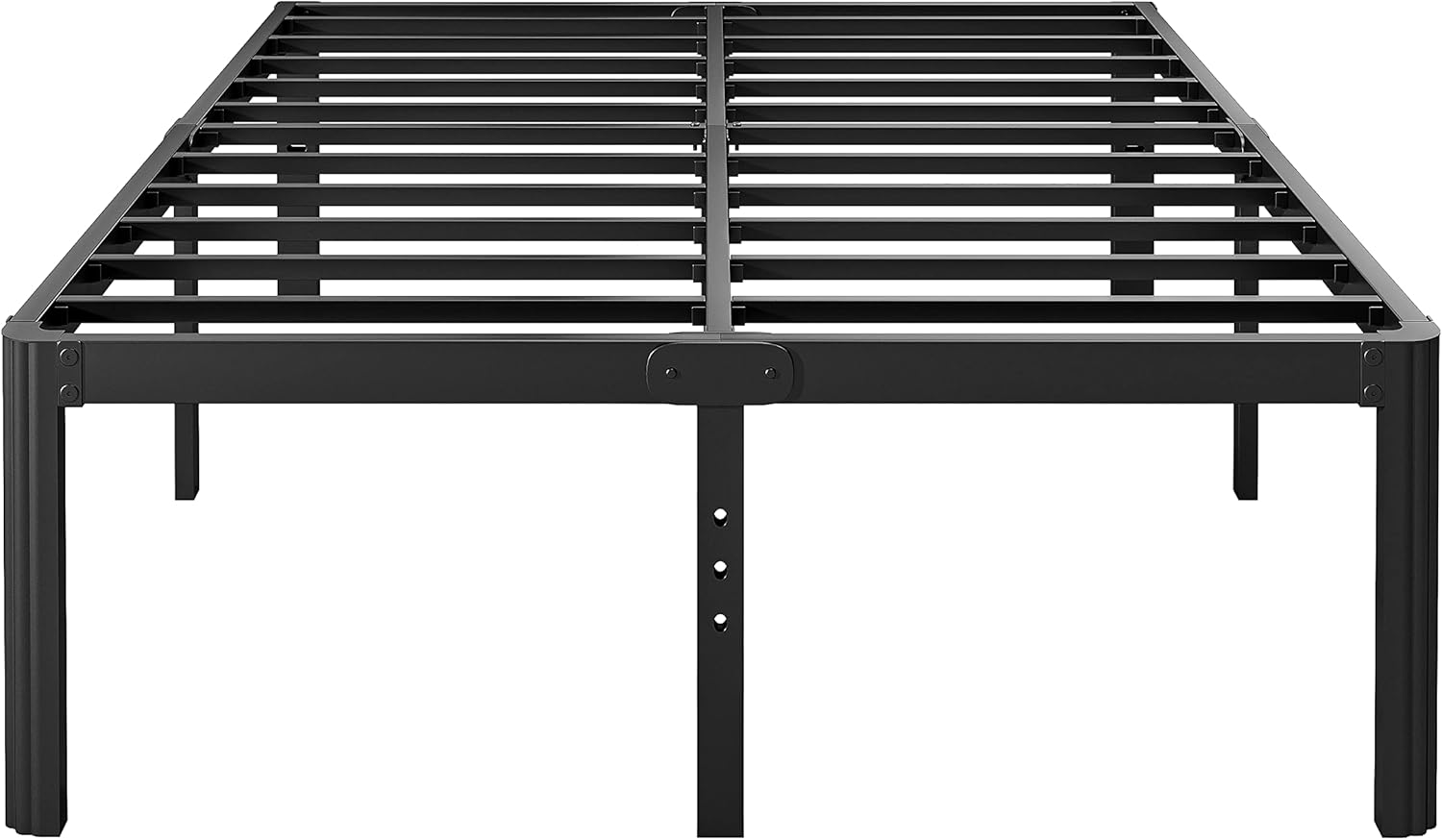 18in Full Size Bed Frame No Box Spring Needed, Heavy Duty Metal Platform Bed Fra...