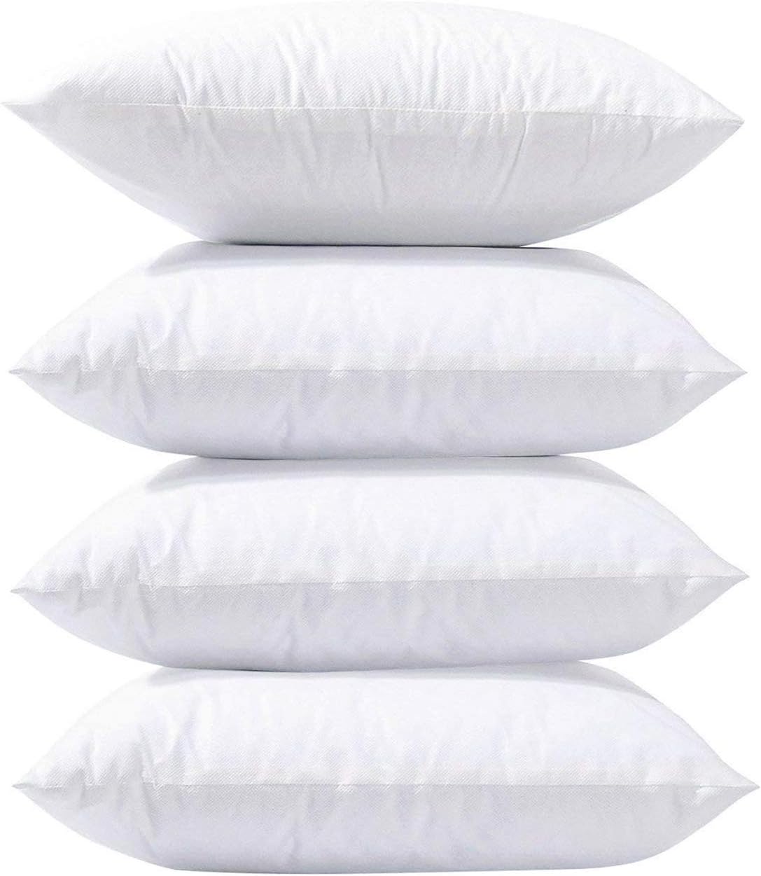 Phantoscope Pillow Inserts, Hypoallergenic 100% Virgin Fiber Square Form Microfi...