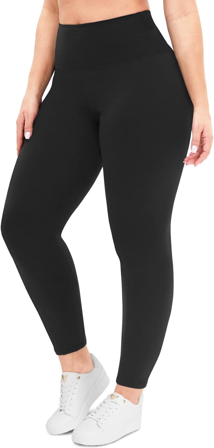 NexiEpoch Leggings for Women Plus Size-High Waisted L-XL-4XL Tummy Control Soft...