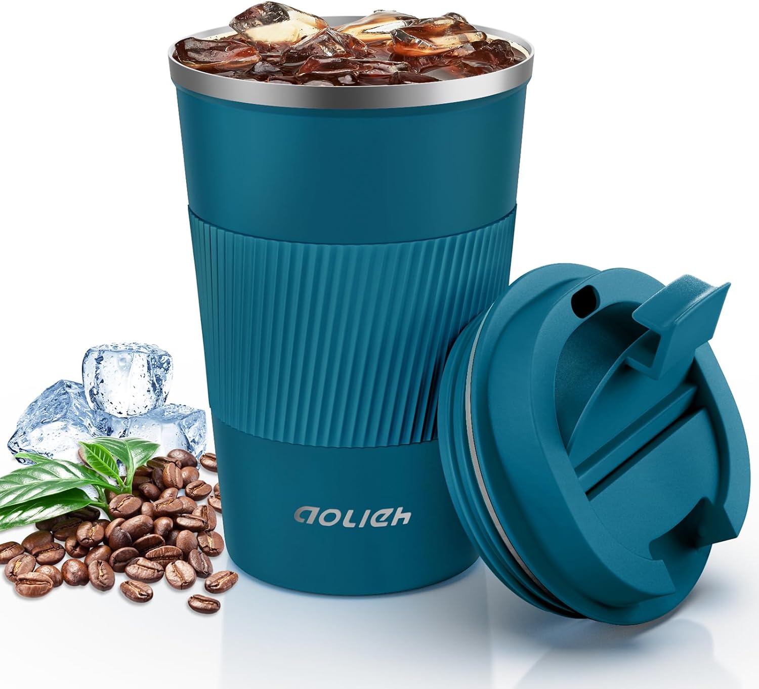 Aolieh Travel Mug, Insulated Coffee Cup,Double Walled Travel Mug Vacuum Insulati...