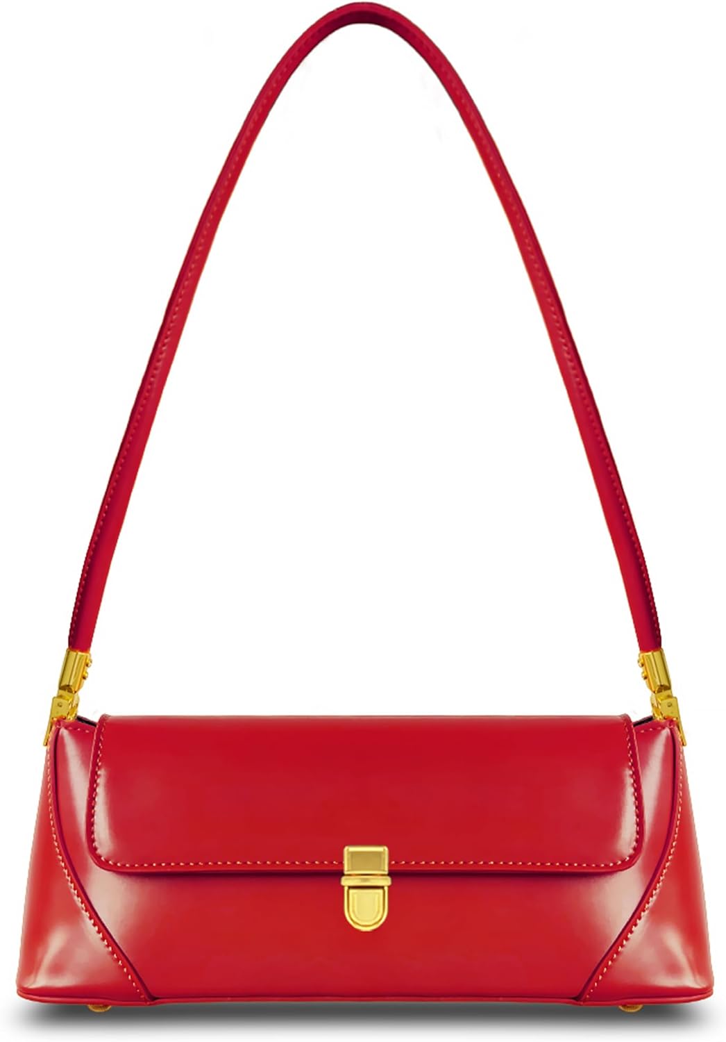 Vintage Shoulder Bag for Women, Women's Purses 1-6 Red