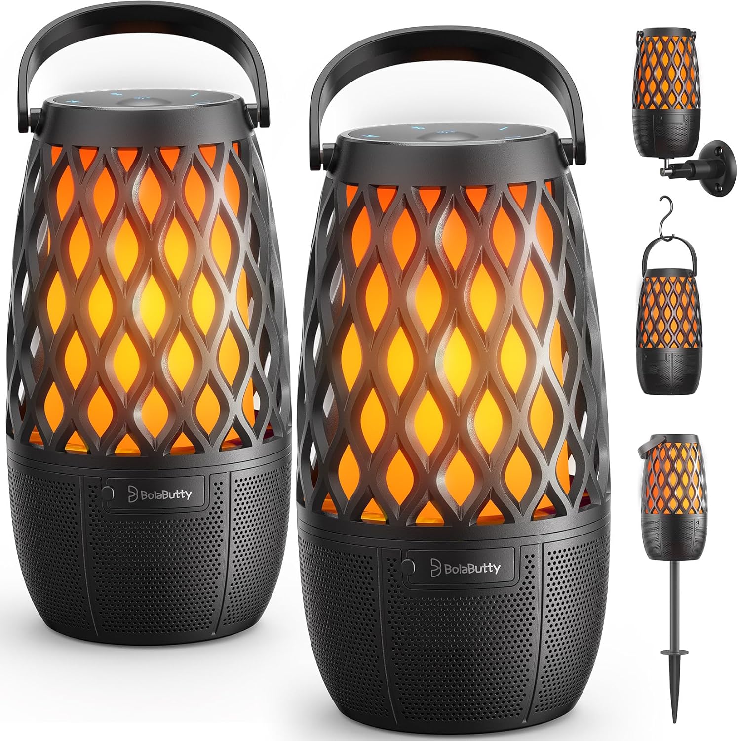 Upgraded Outdoor Speakers Gift for Men Bluetooth Speaker with lights Multi-Sync...