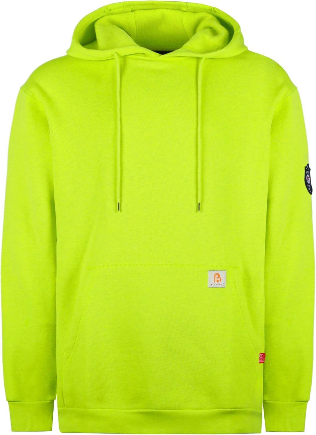 BOCOMAL FR Hoodies Pullover 10.5oz Cotton Fleece Flame Resistant Hooded Sweatshi...