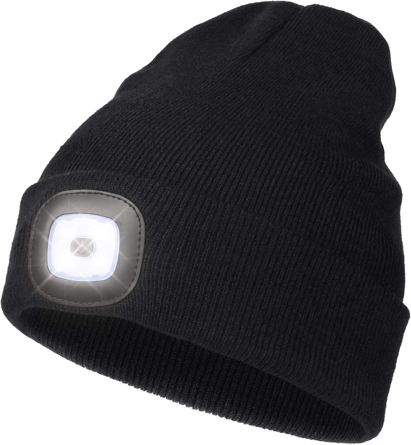 YunTuo LED Beanie with The Light, Unisex USB Rechargeable Headlamp Winter Knitte...