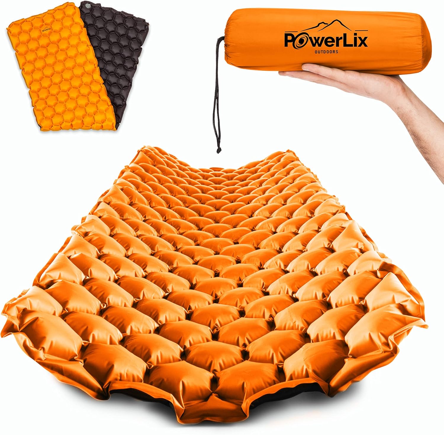 POWERLIX Ultralight Inflatable Camping Sleeping Pad - Camping Mattress for Backp...