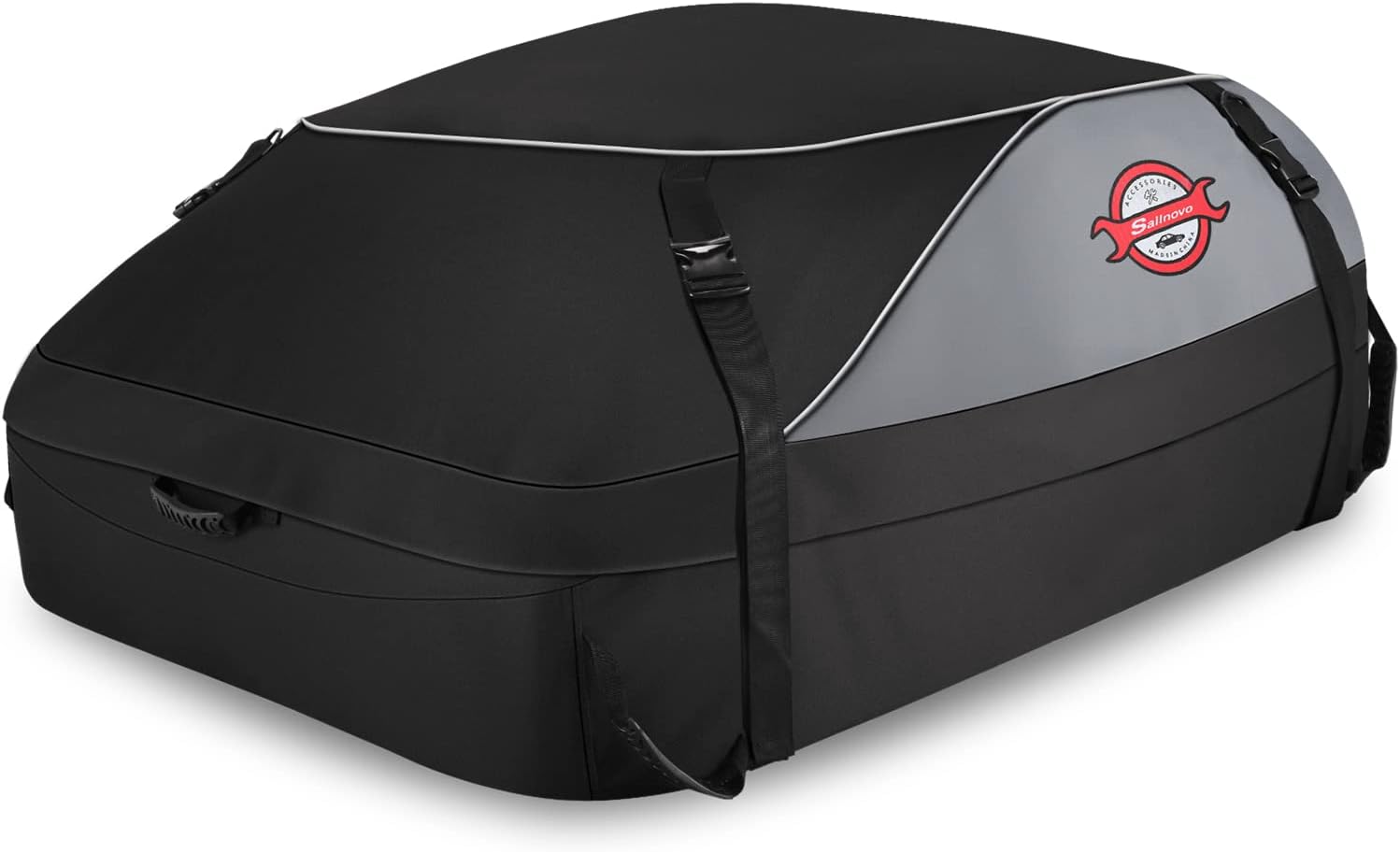 Sailnovo Car Rooftop Cargo Carrier, 15 Cubic Feet Waterproof Roof Top Cargo Carr...