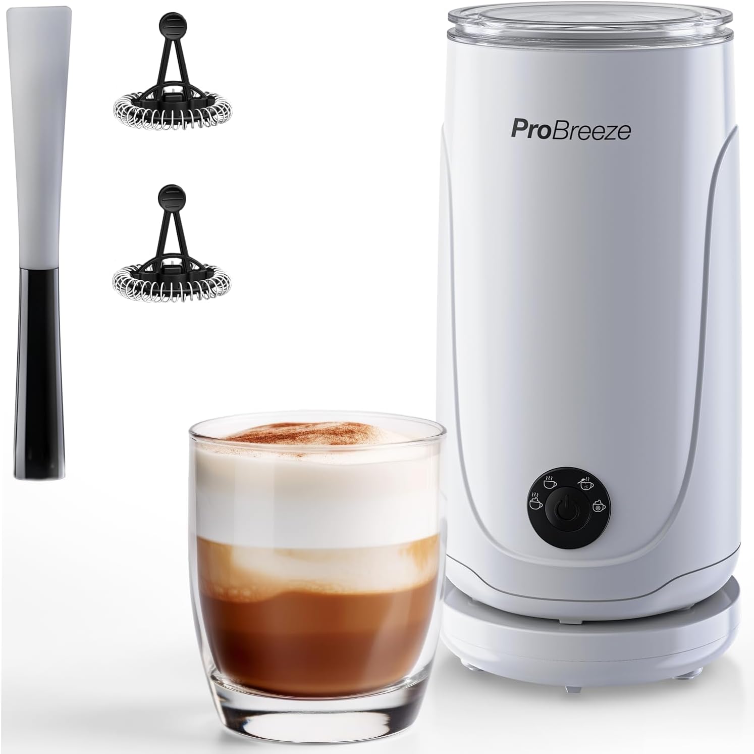Pro Breeze® Electric Milk Frother, Steamer & Warme...
