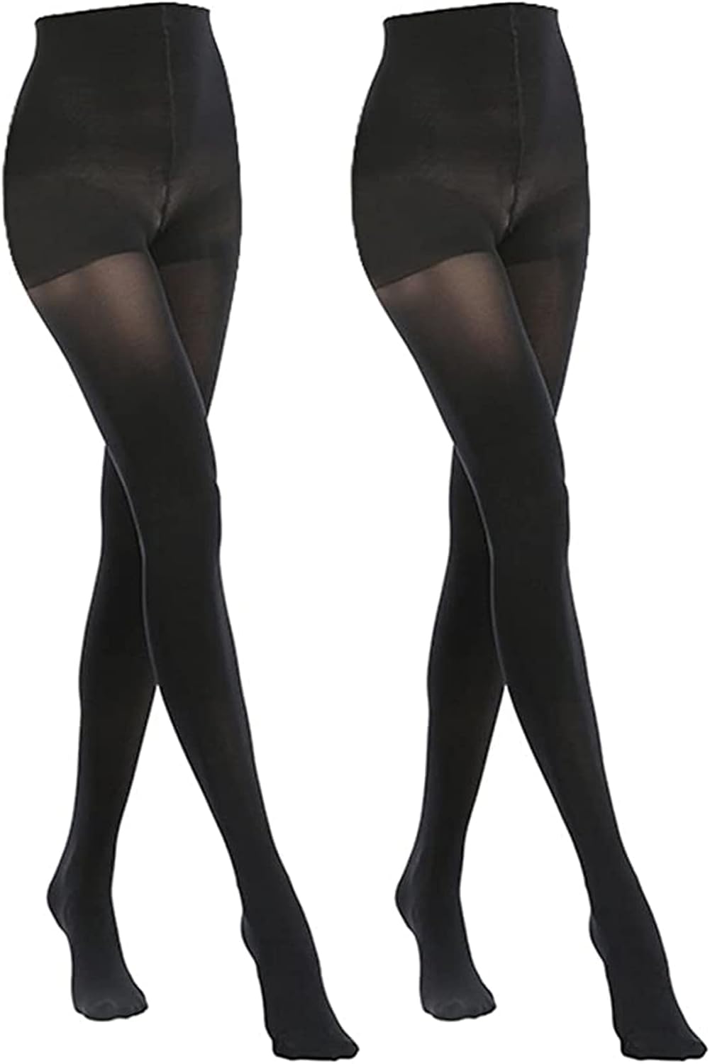 MANZI Women's 1-6 Pairs Classic Opaque Control-Top Tights with Comfort Stretch 7...
