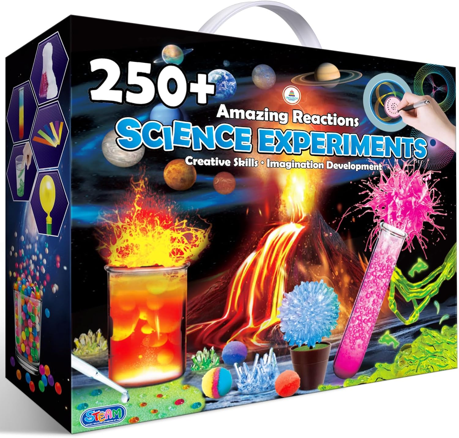 UNGLINGA 250+ Science Experiments Kits for Kids, Boys Girls Toys Birthday Gifts...