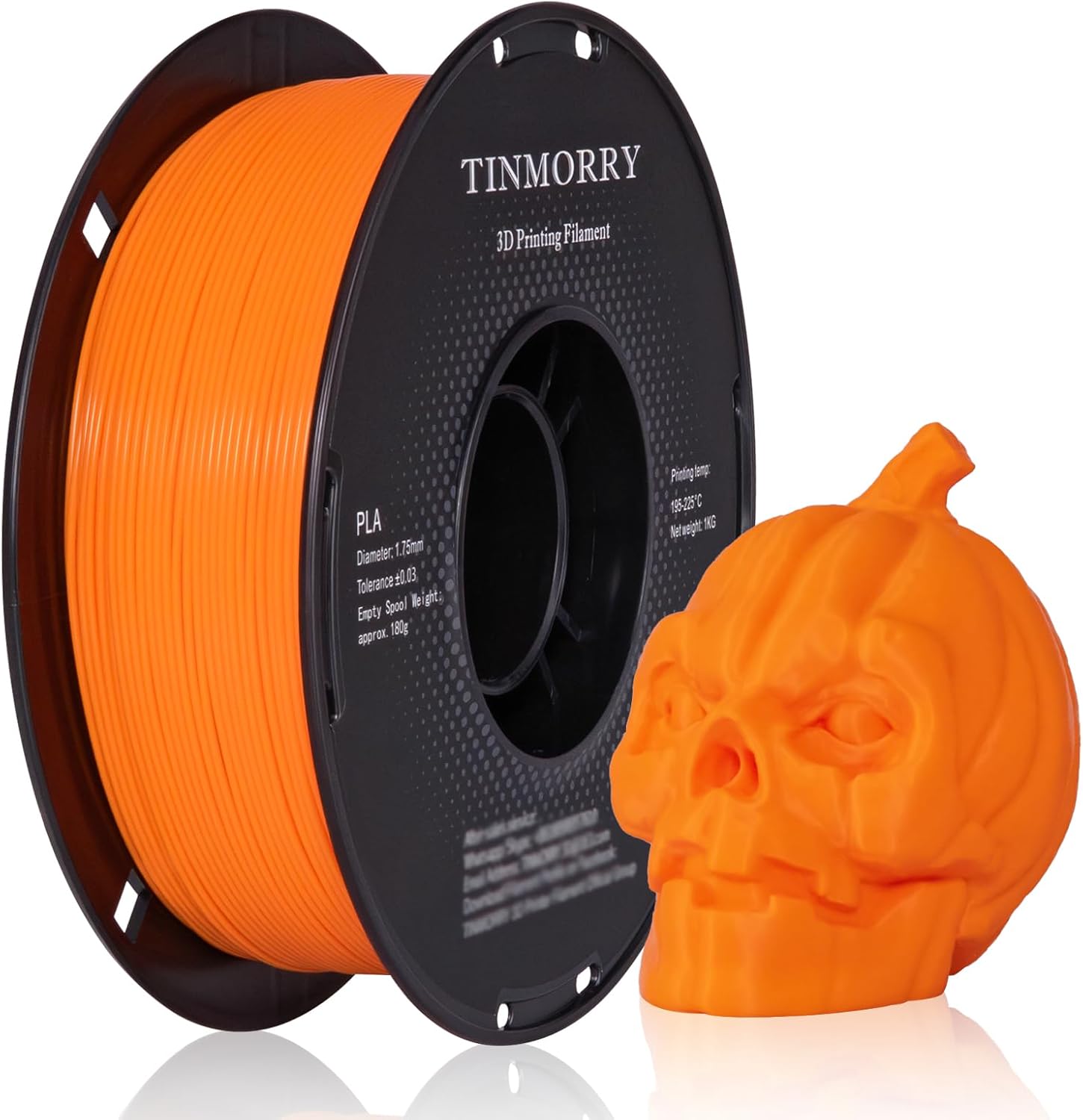 PLA Filament 1.75mm 1kg, TINMORRY PLA Filament 3D Printing Materials for 3D Prin...