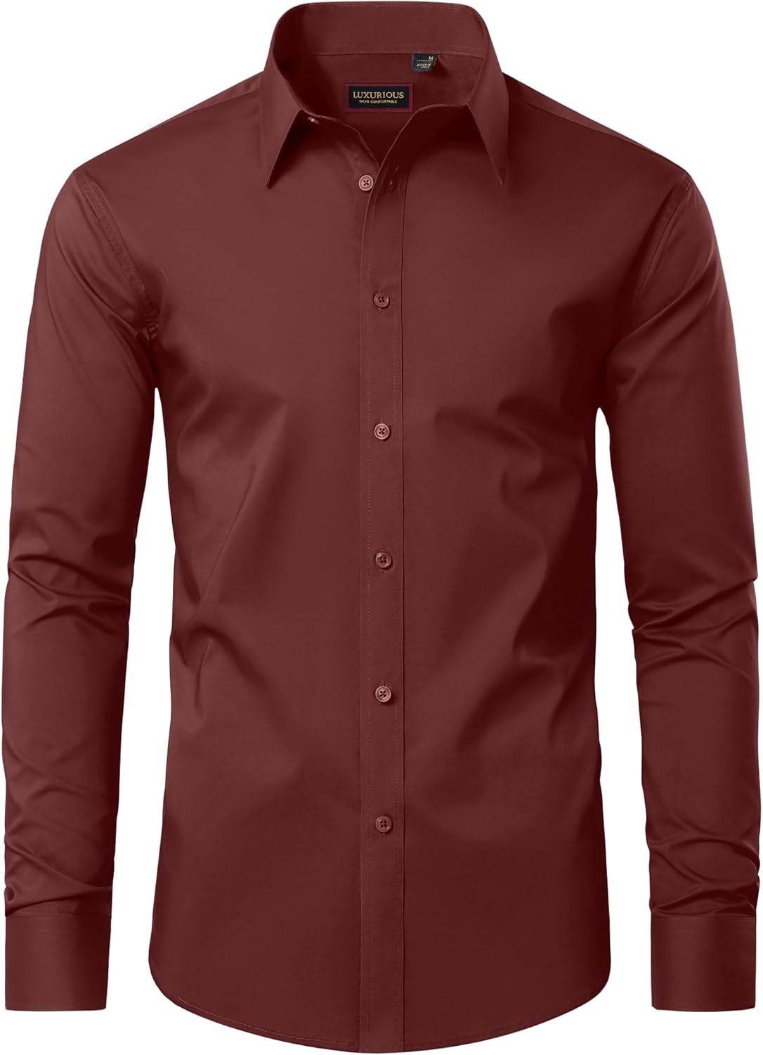 Mens Dress Shirts Long Sleeve Dress Shirts for Men Cotton Button Down Shirt Regu...
