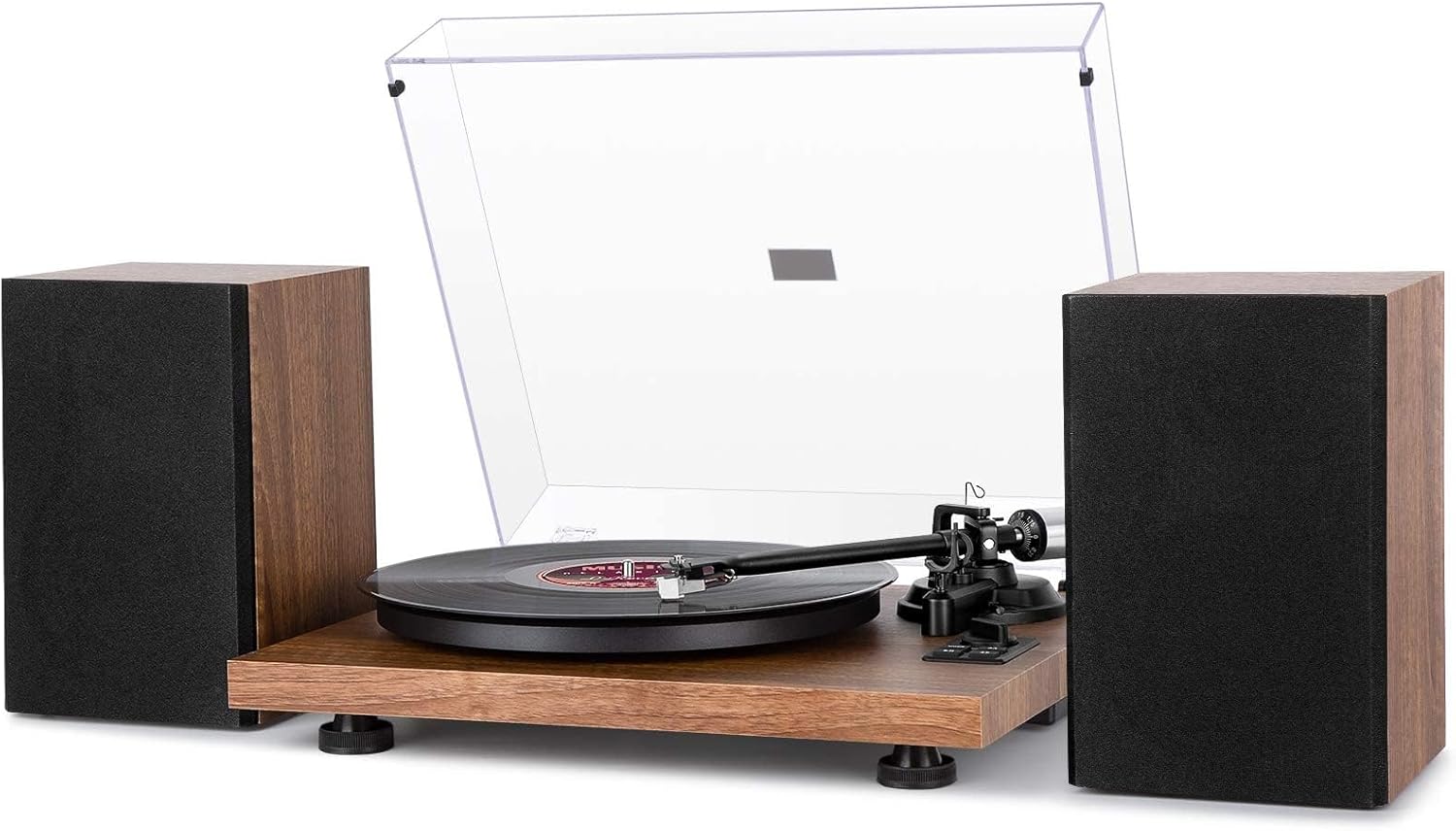1 by ONE Bluetooth Turntable HiFi System with 36 W...