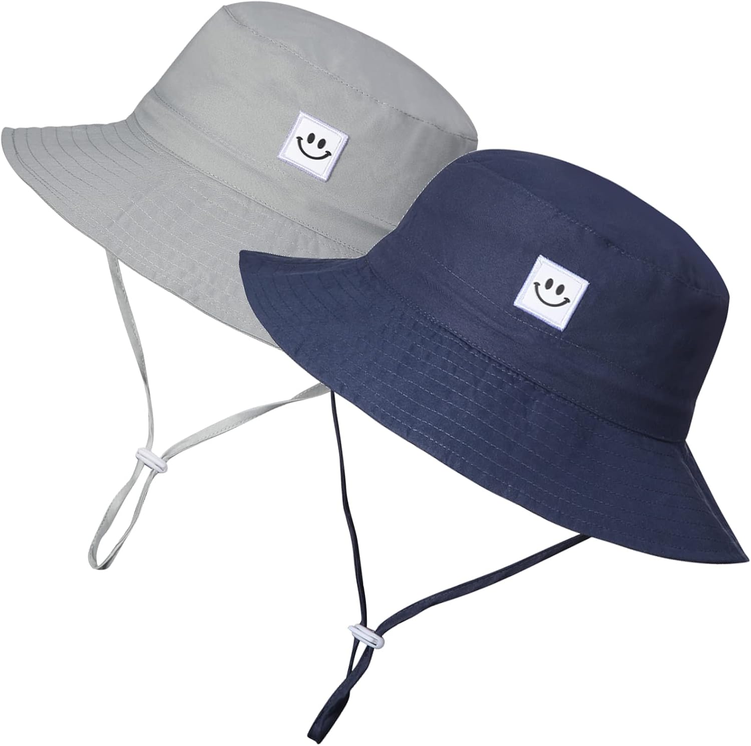 MaxNova Baby Sun Hat Smile Face UPF 50+ Toddler Bucket Hat for Boys Girls 0-7 Ye...
