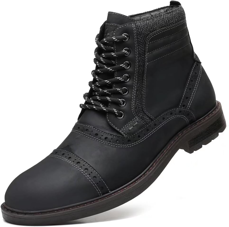 Arkbird Mens Chelsea Boots, Stylish and Comfort Leather Chukka Ankle Boots with...