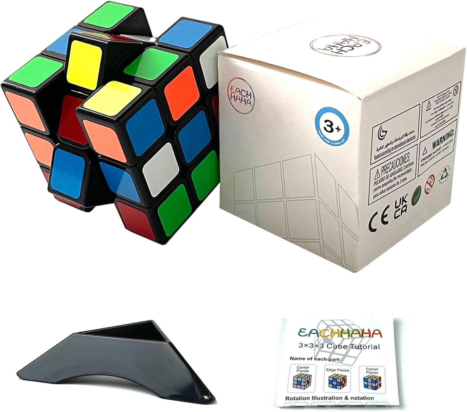 EACHHAHA Speed Cube 3x3,Magic Cube 56mm,Professional, Smooth, and Fault-tolerant...